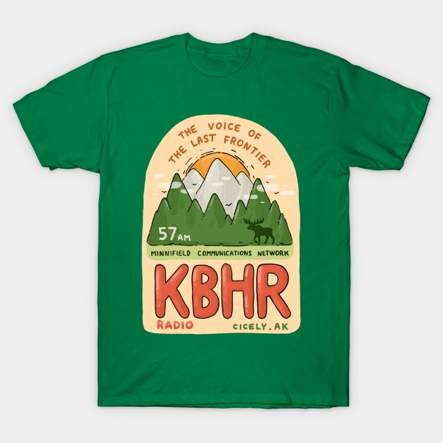 KBHR radio T-Shirt by Tania Tania